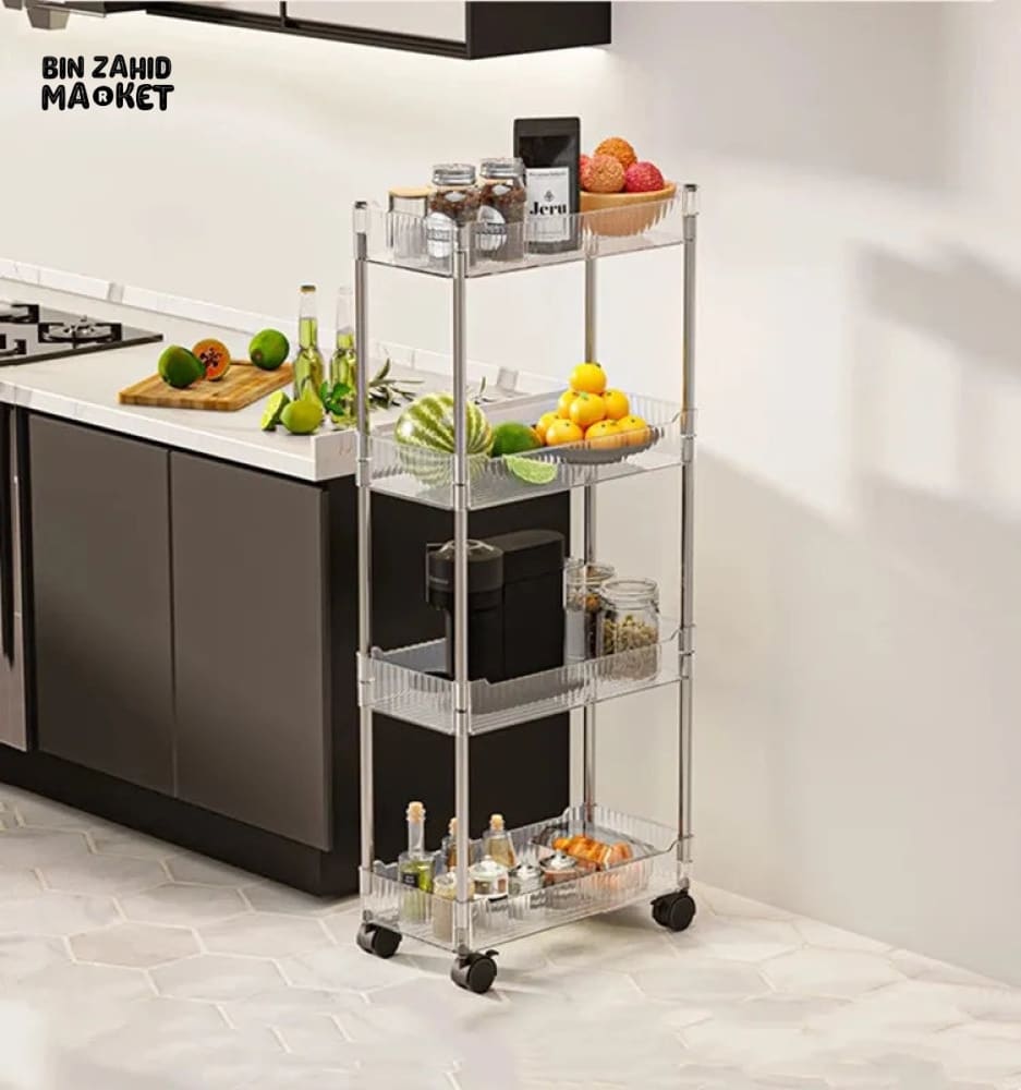 ACRYLIC SMART TROLLEY