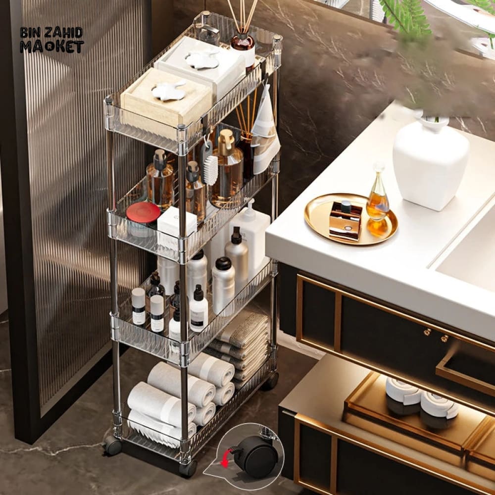 ACRYLIC SMART TROLLEY