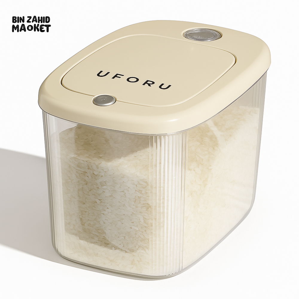 Airtight Acrylic Rice Storage Container - 10 KG