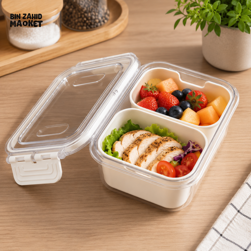 AIRTIGHT LUNCH BOX 2 COMPARTMENT