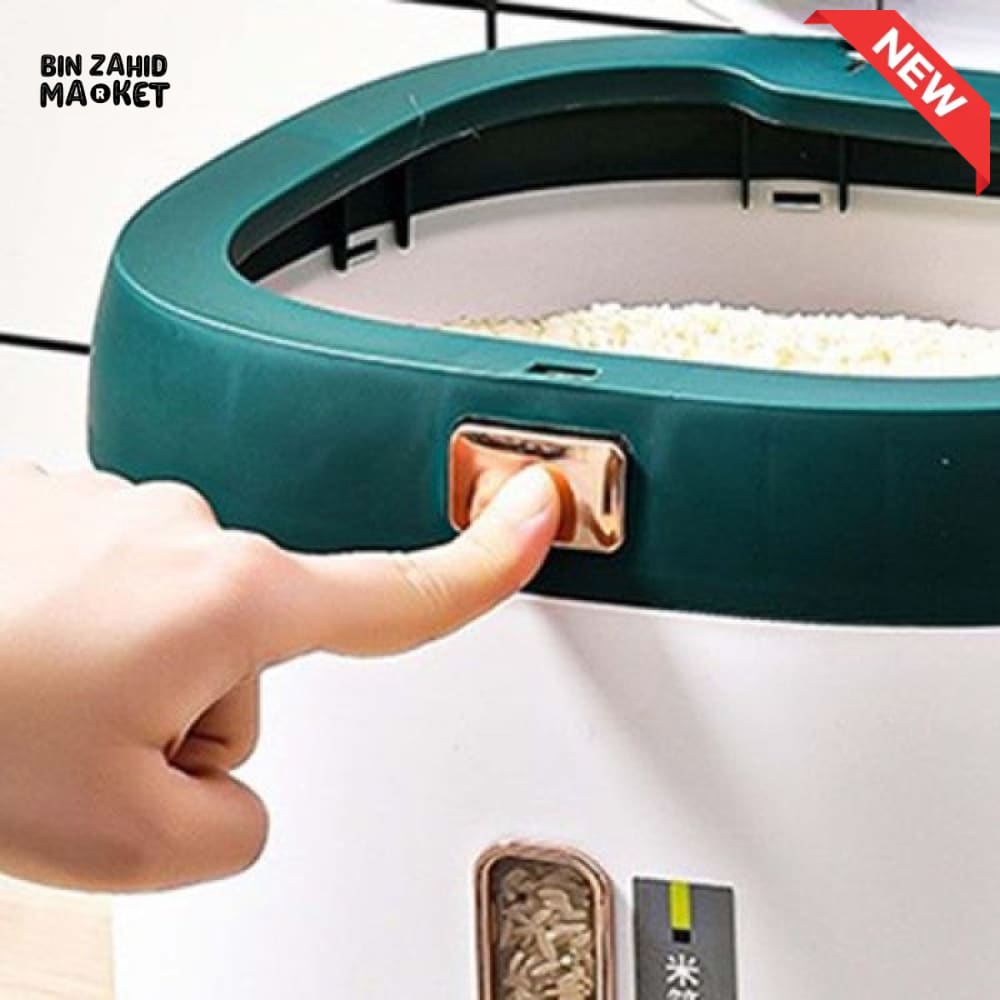 AIRTIGHT RICE STORAGE DISPENSER CONTAINER - 10 KG