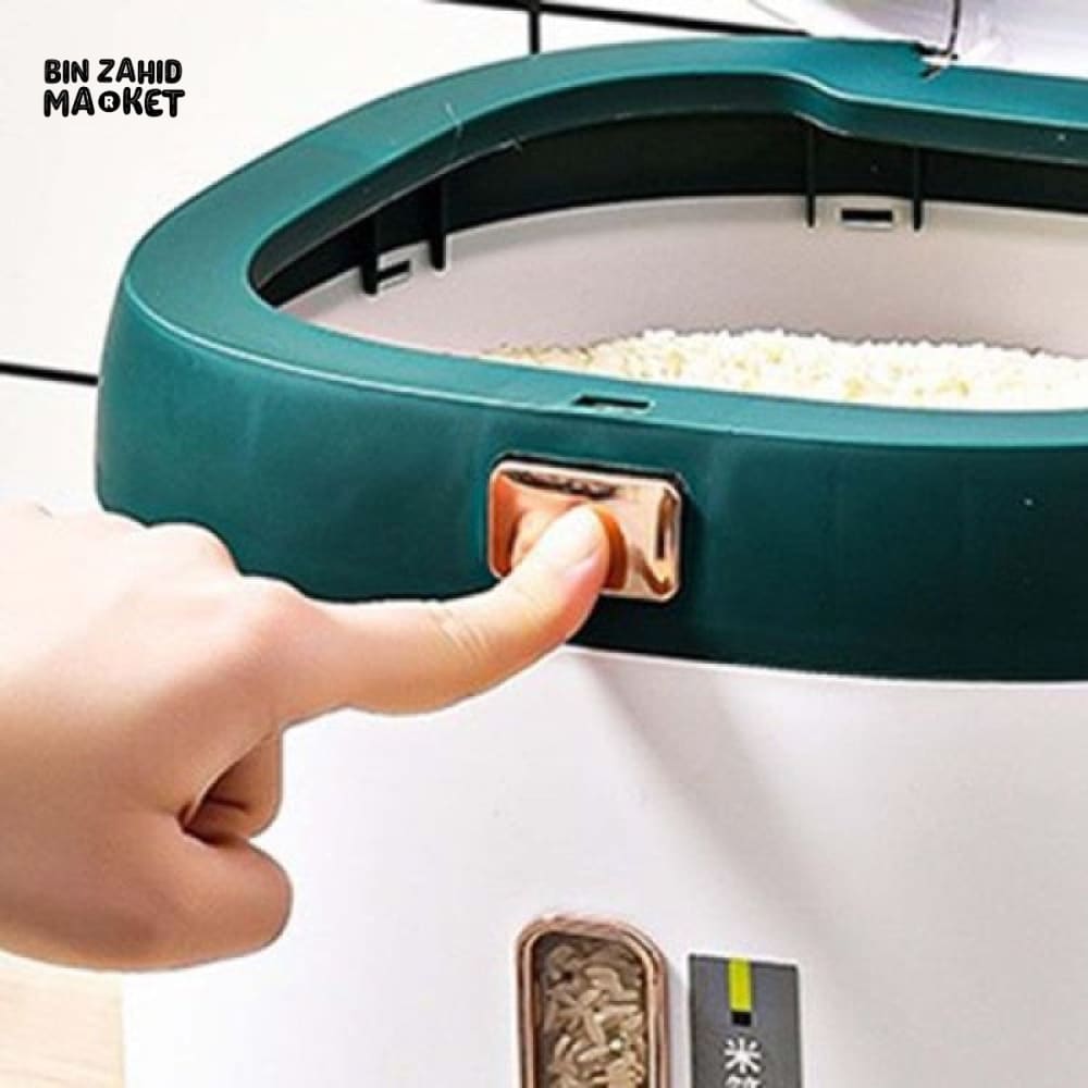 AIRTIGHT RICE STORAGE DISPENSER CONTAINER - 10 KG