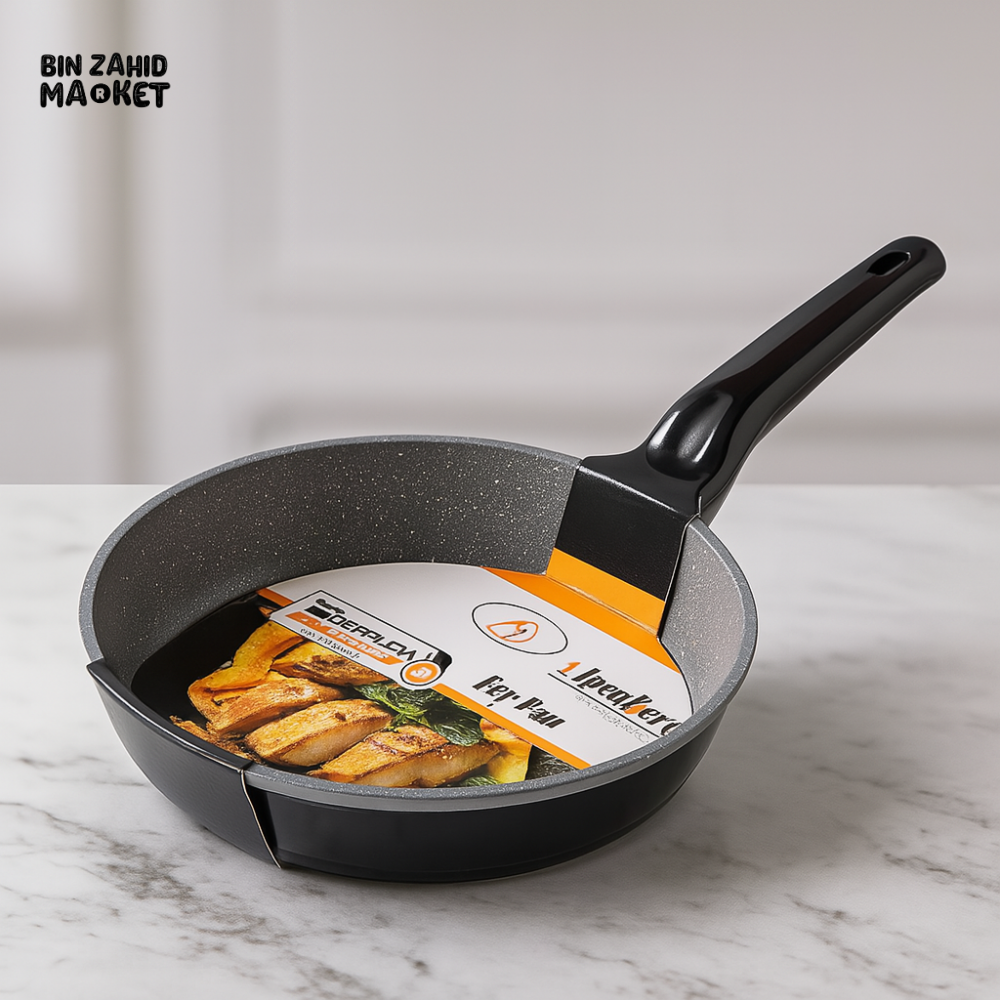 ALPENBERG NON-STICK FRY PAN – MARBLE COATED COOKWARE WITH ERGONOMIC HANDLE - KC72
