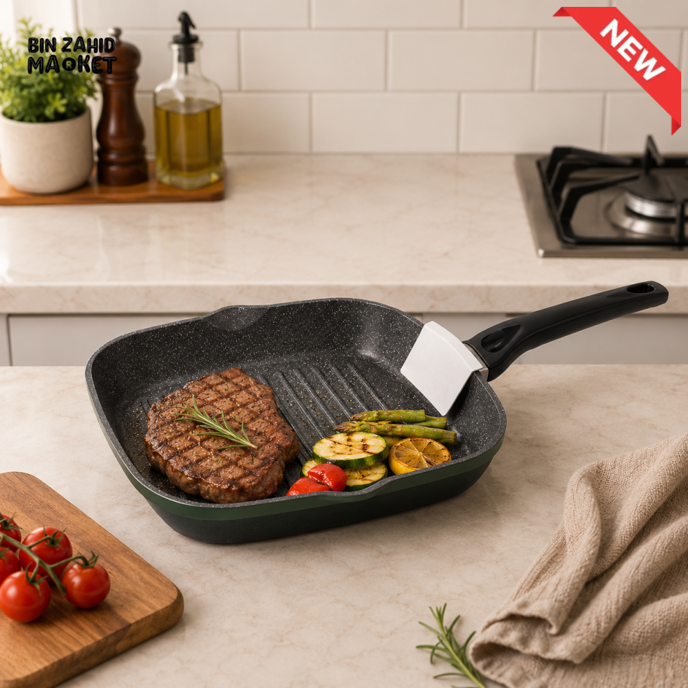 ALPENBERG 28 CM NONSTICK SQUARE GRILL PAN