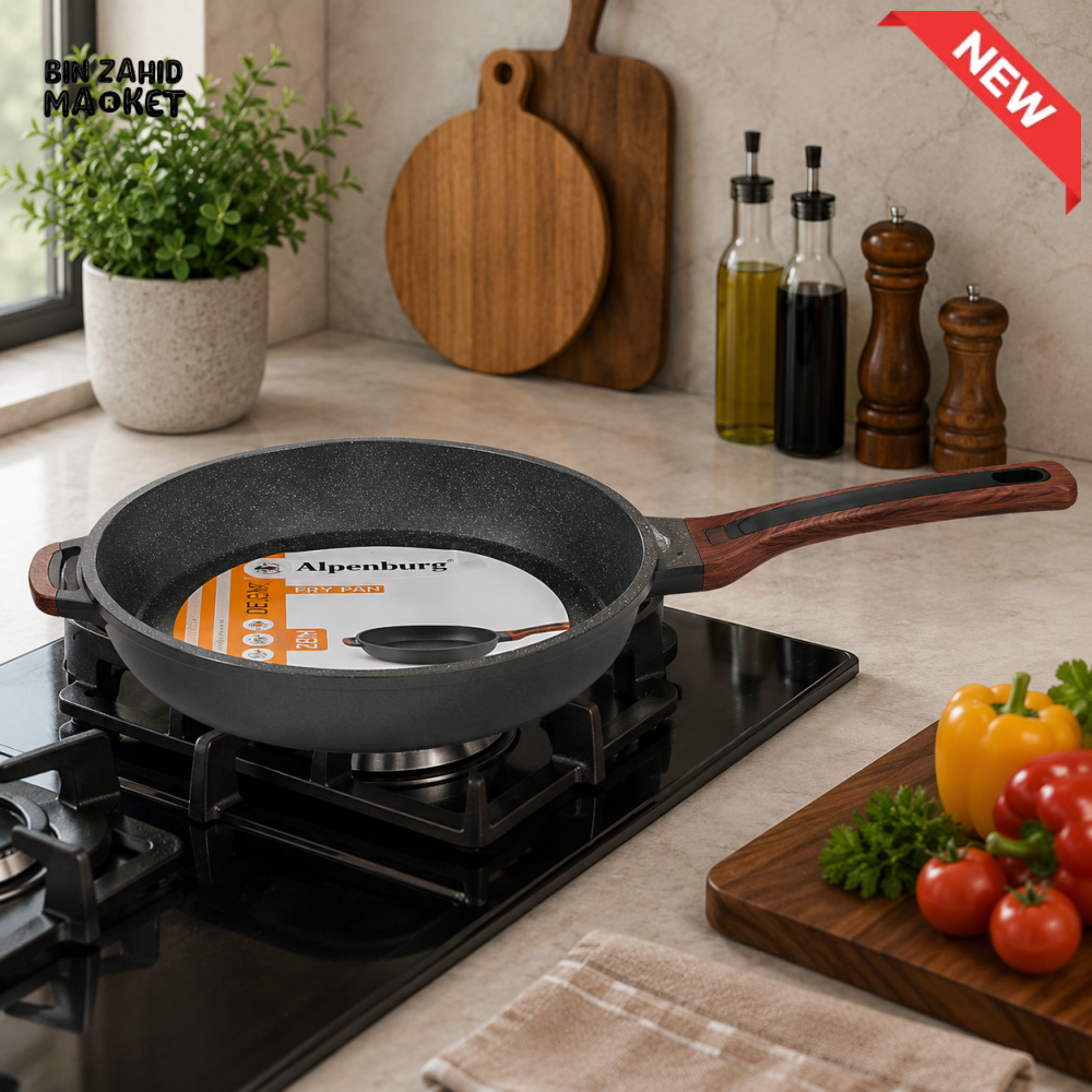 ALPENBURG NONSTICK MARBLE FRY PAN - 24 CM