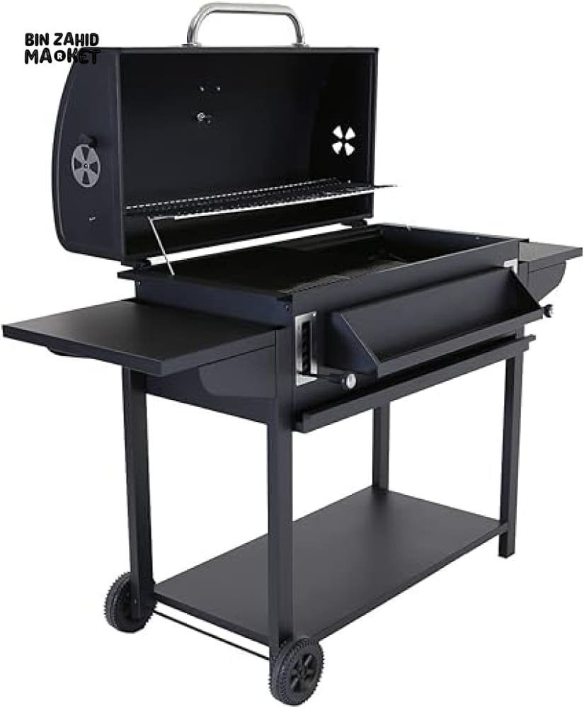 AMERICAN CHARCOAL BARBEQUE GRILL WITH THERMOMETER
