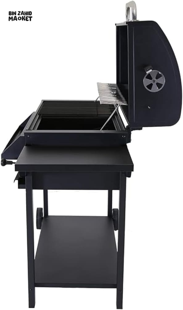 AMERICAN CHARCOAL BARBEQUE GRILL WITH THERMOMETER