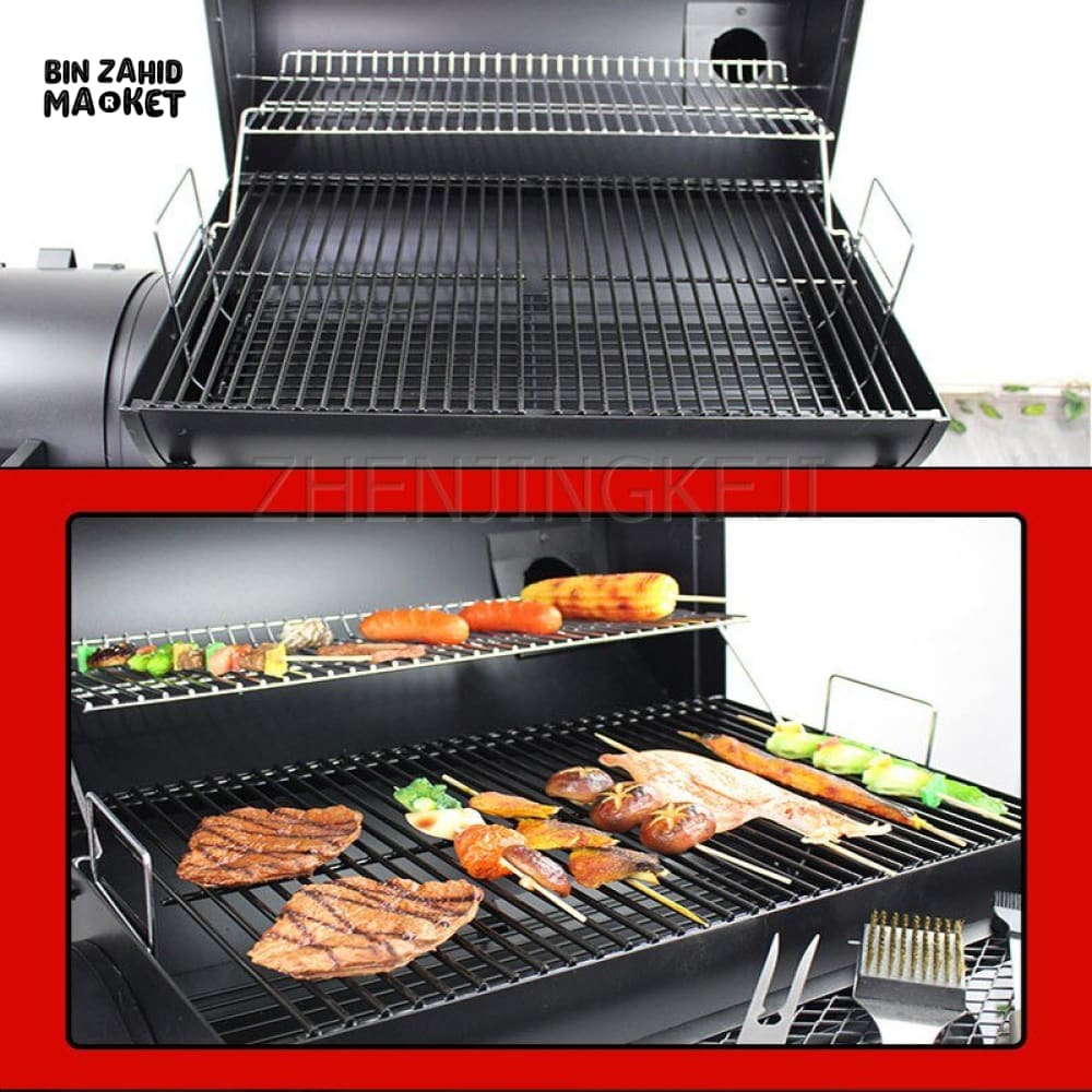 AMERICAN SMOKED OVEN CHARCOAL GRILL