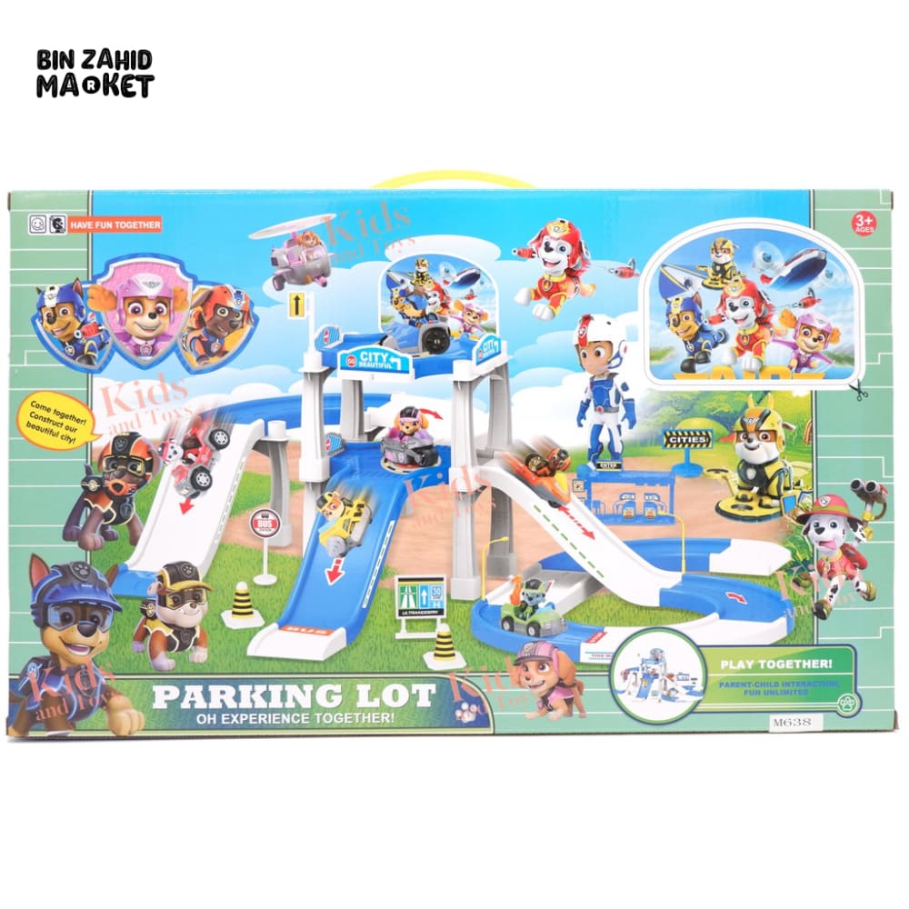 ANIMAL PARKING LOT AMUSEMENT PARK PLAY SET