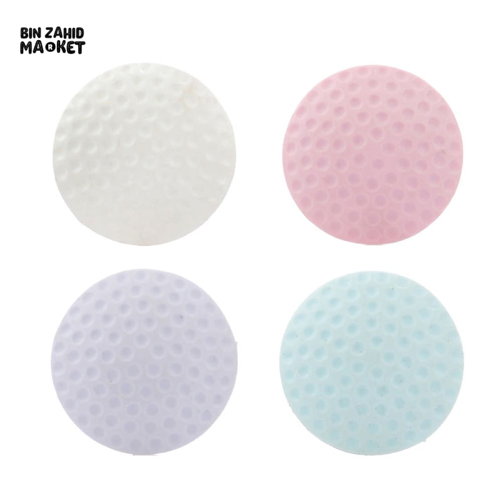 ANTI-COLLISION RUBBER DOOR BUMPER – GOLF PATTERN WALL PAD PACK OF 10