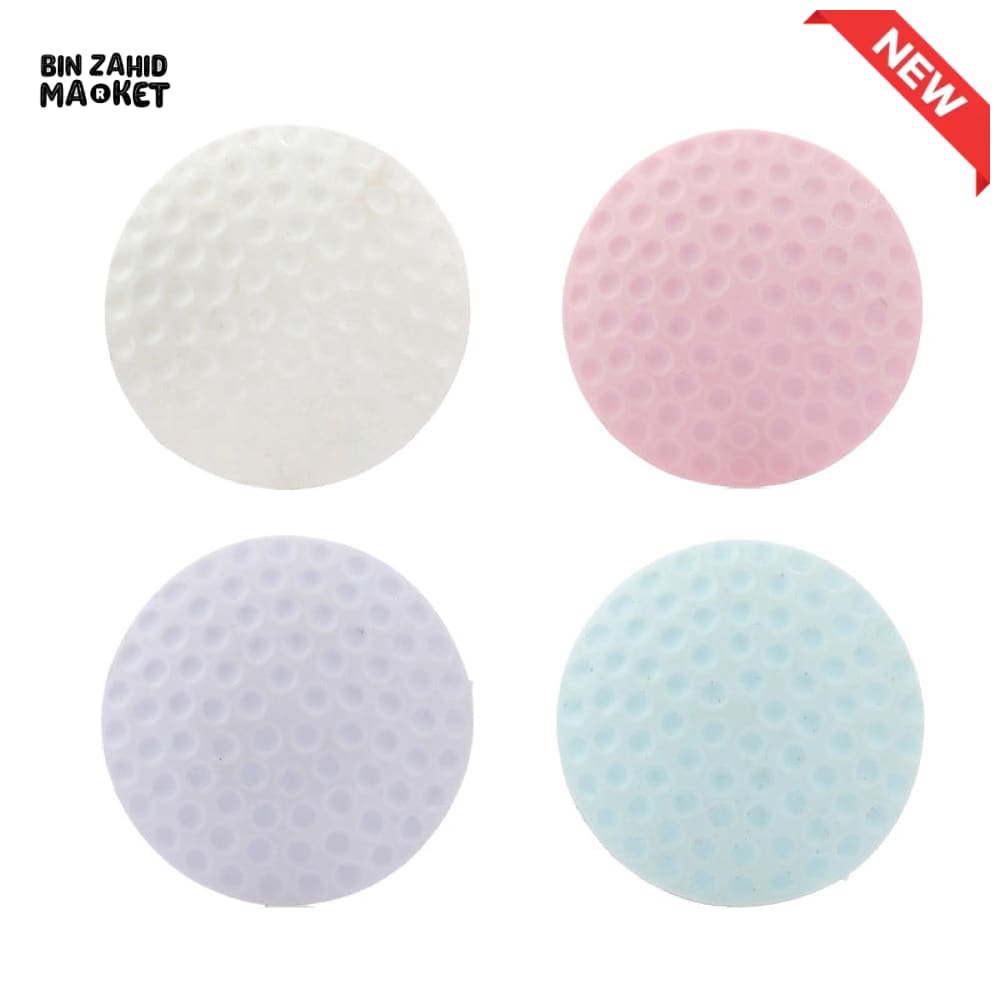 ANTI-COLLISION RUBBER DOOR BUMPER – GOLF PATTERN WALL PAD PACK OF 10