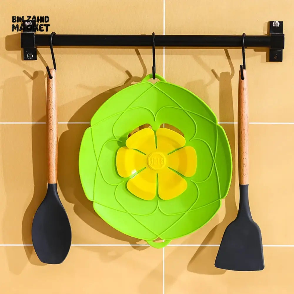 ANTI-SPILL POT LID WITH OVERFLOW STOPPER – MULTIPURPOSE KITCHEN COOKING ACCESSORY