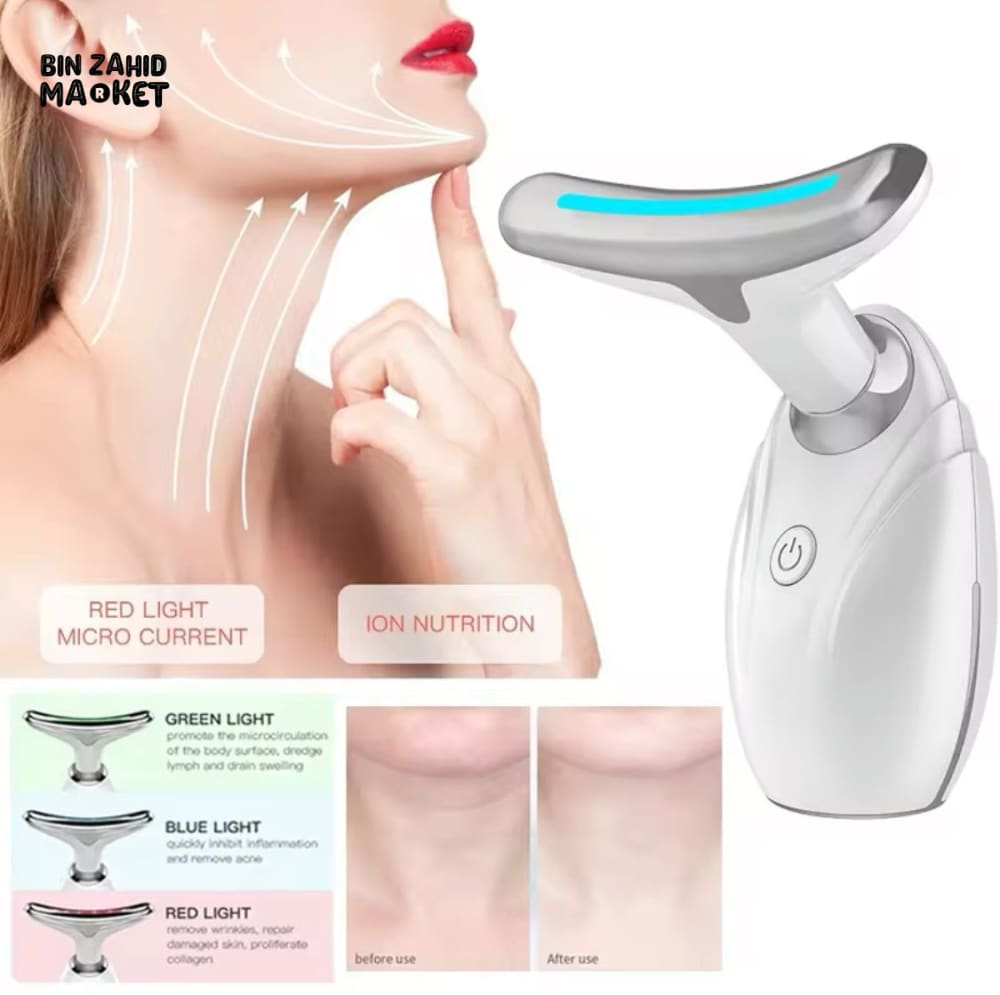 ANTI WRICKLE NECK & FACE SKIN LIFTING & TIGHTENING MASSAGER DEVICE