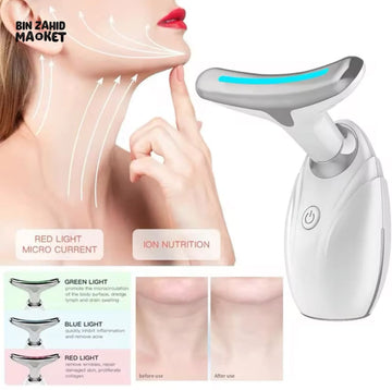 ANTI WRICKLE NECK & FACE SKIN LIFTING & TIGHTENING MASSAGER DEVICE