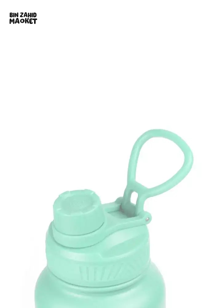 AQUAFLASK 40OZ WIDE MOUTH WATER BOTTLE DOUBLE WALL VACUUM INSULATED LEAK-PROOF & BPA-FREE - MINT GALETO