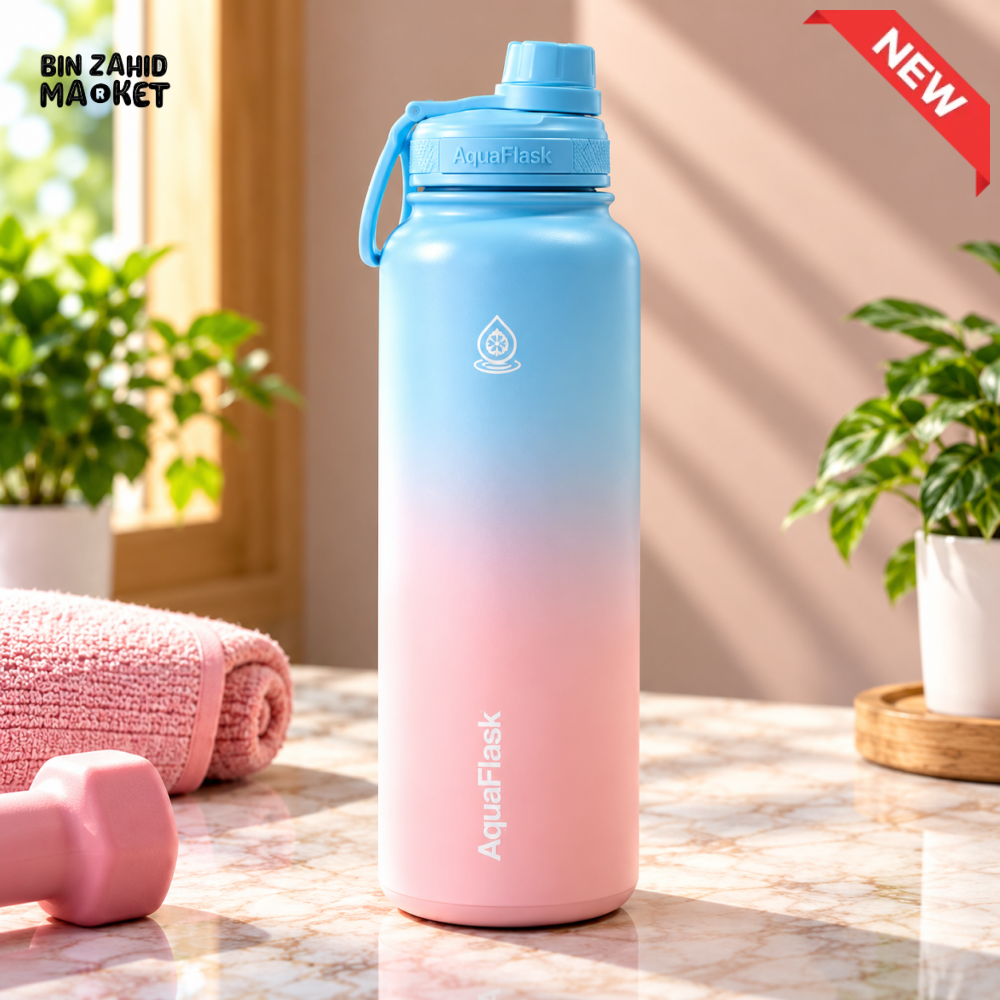 AQUAFLASK GRADIENT WATER BOTTLE WITH CARRY HANDLE - Bottles
