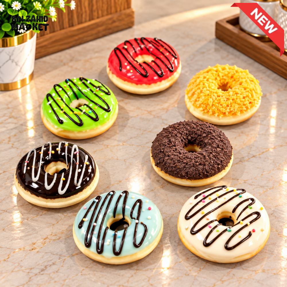 ARTIFICIAL DECORATIVE DONUT DISPLAY SET - 1 PIECE - Artificial Food & Display Props