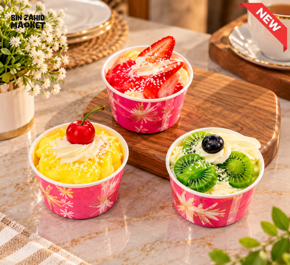 ARTIFICIAL DECORATIVE FRUIT DESSERT CUP - 1 PIECE - Artificial Food & Display Props