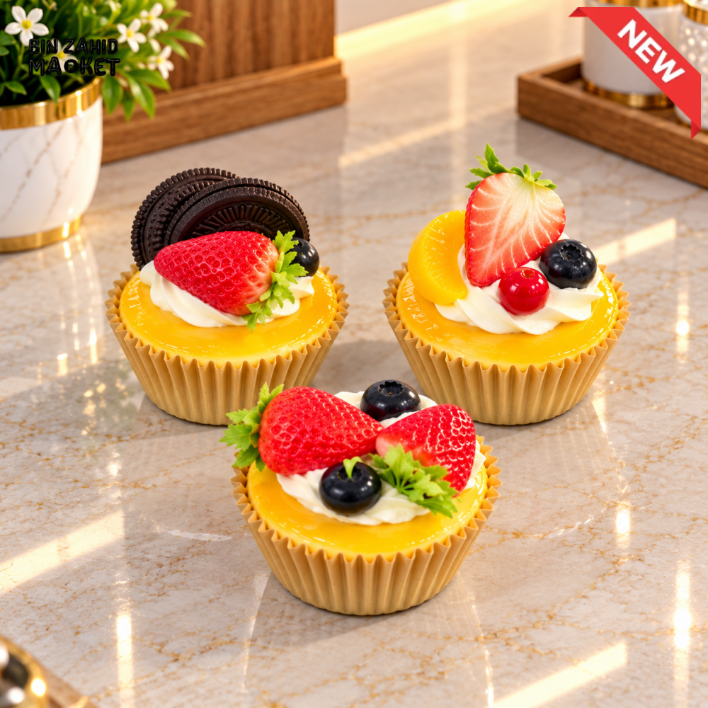 ARTIFICIAL FRUIT CUPCAKE DISPLAY SET - 1 PIECE - Artificial Food & Display Props