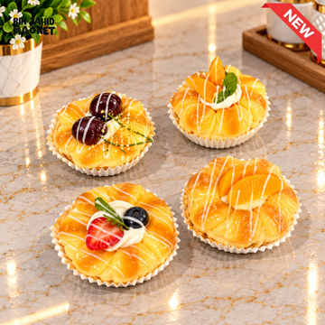 ARTIFICIAL FRUIT TART DISPLAY SET - 1 PIECE - Artificial Food & Display Props