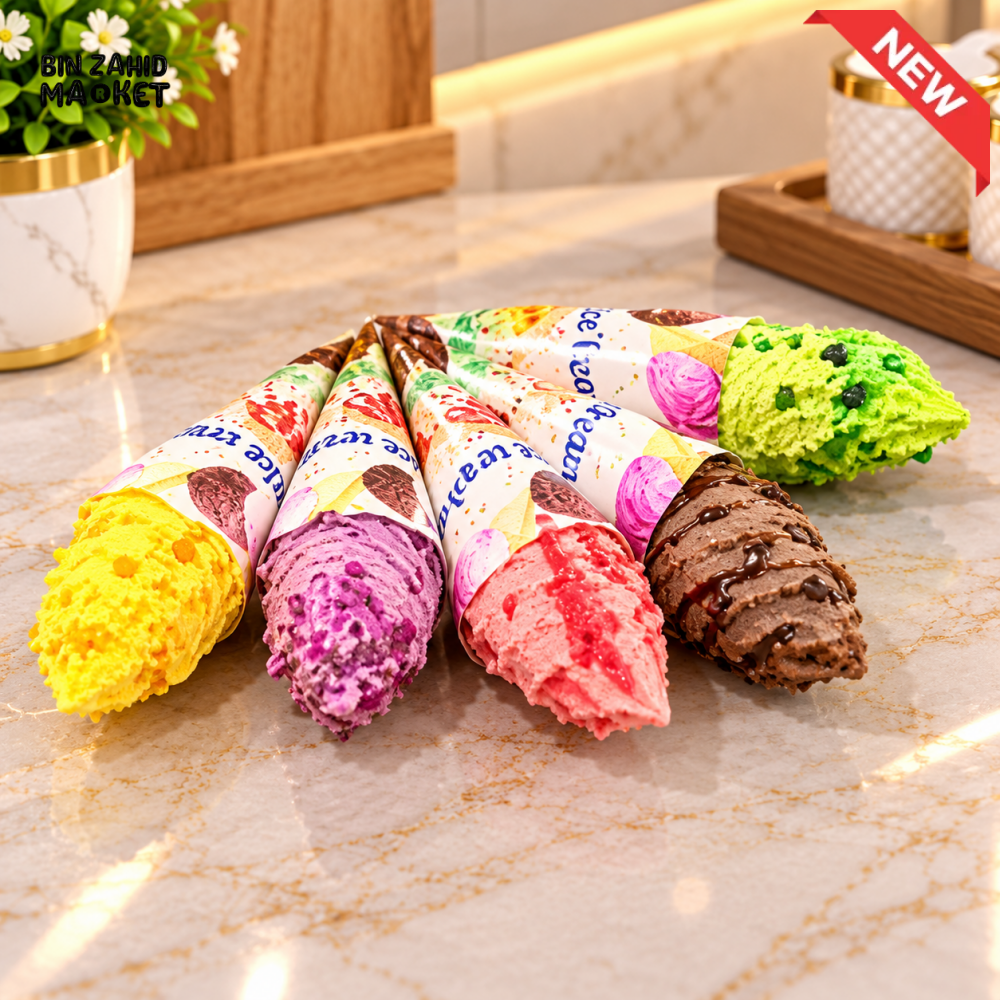 ARTIFICIAL ICE CREAM CONE DISPLAY SET - 1 PIECE - Artificial Food & Display Props