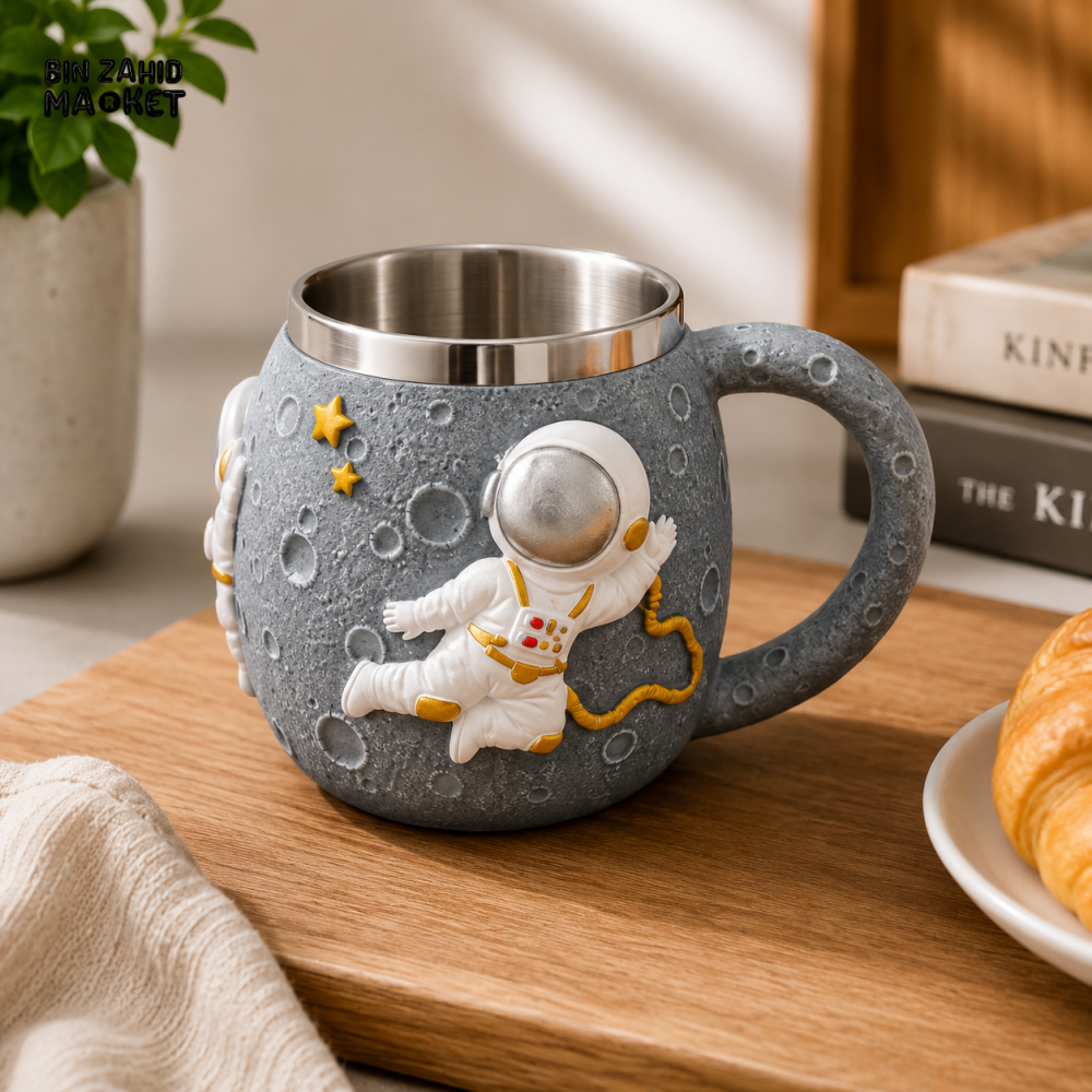 ASTRONAUT STAINLESS STEEL INSULATED MUG - 450 ML