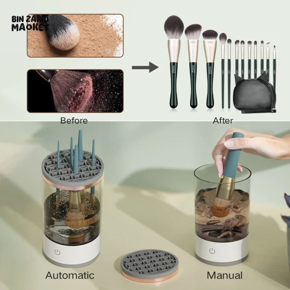 AUTO MAKEUP BRUSH CLEANER