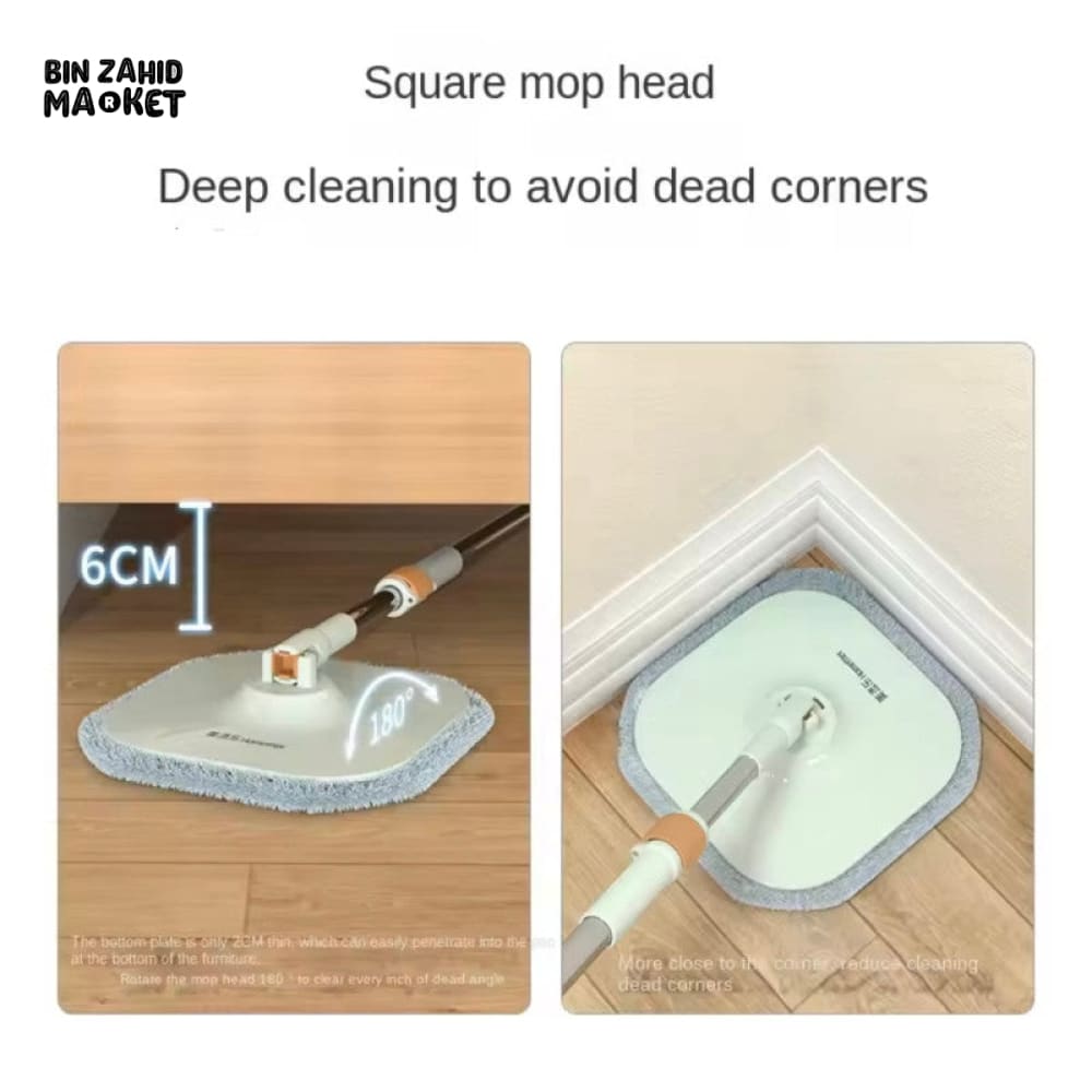 AUTOMATIC SPIN MOP & BUCKET SET – EFFORTLESS FLOOR CLEANING