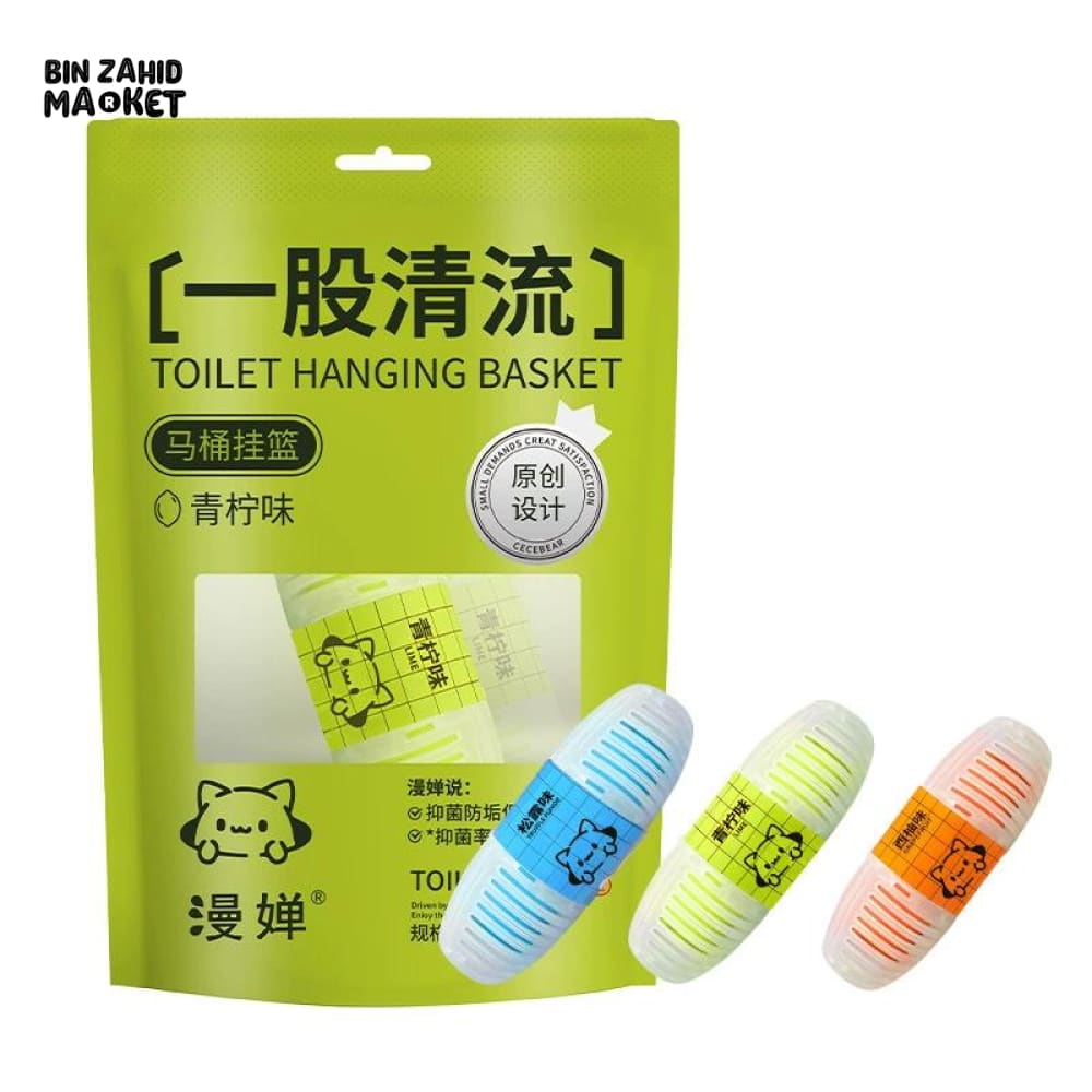 AUTOMATIC TOILET BOWL CLEANING TABLETS 1 PIECES – SCENTED DROP-IN TANK CLEANER LONG LASTING