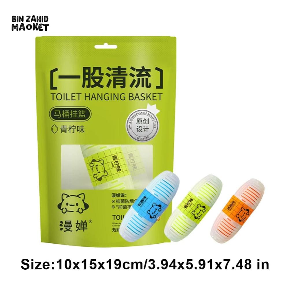 AUTOMATIC TOILET BOWL CLEANING TABLETS 1 PIECES – SCENTED DROP-IN TANK CLEANER LONG LASTING