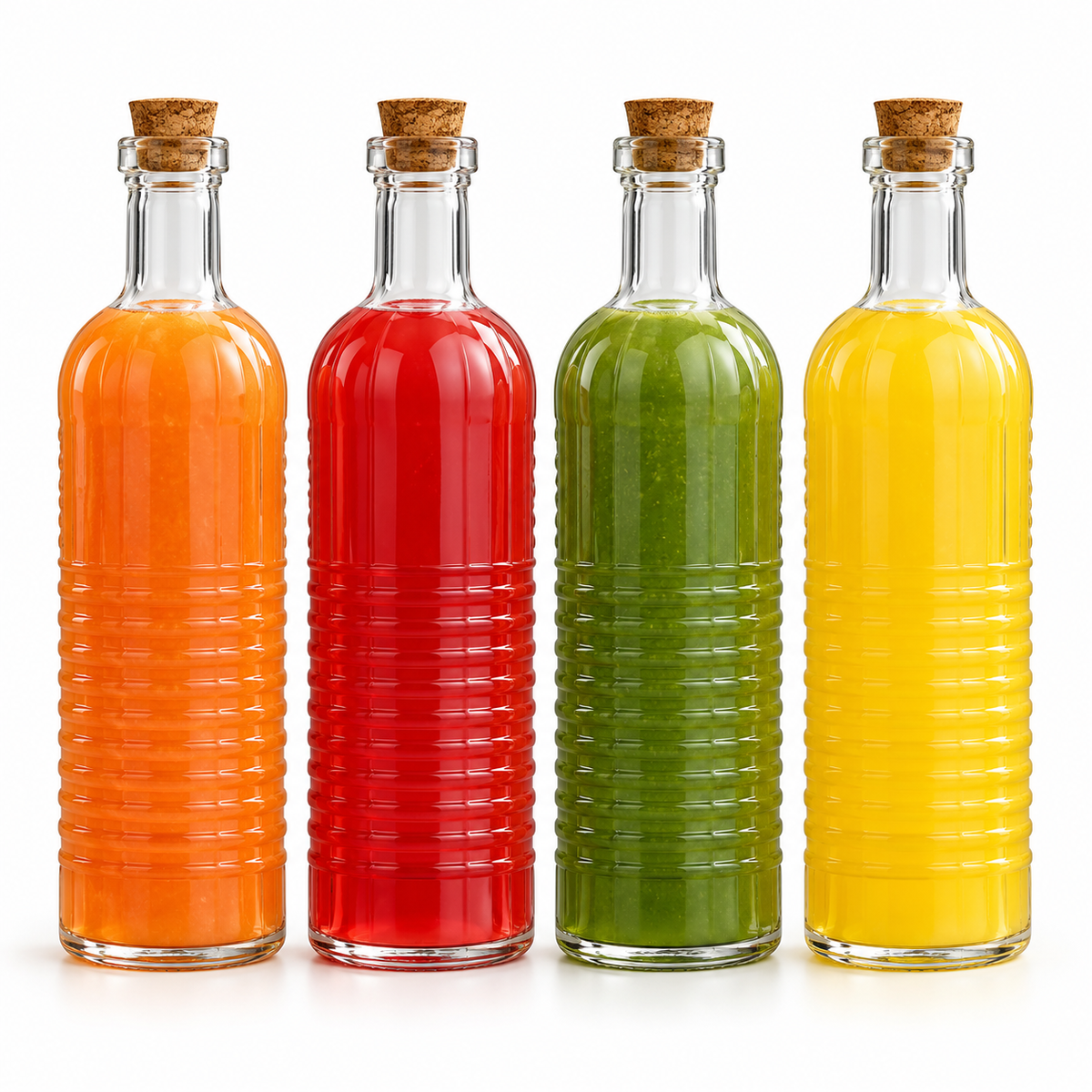 Danny Home 1 Piece Cork Stopper Bottles - 500 ml