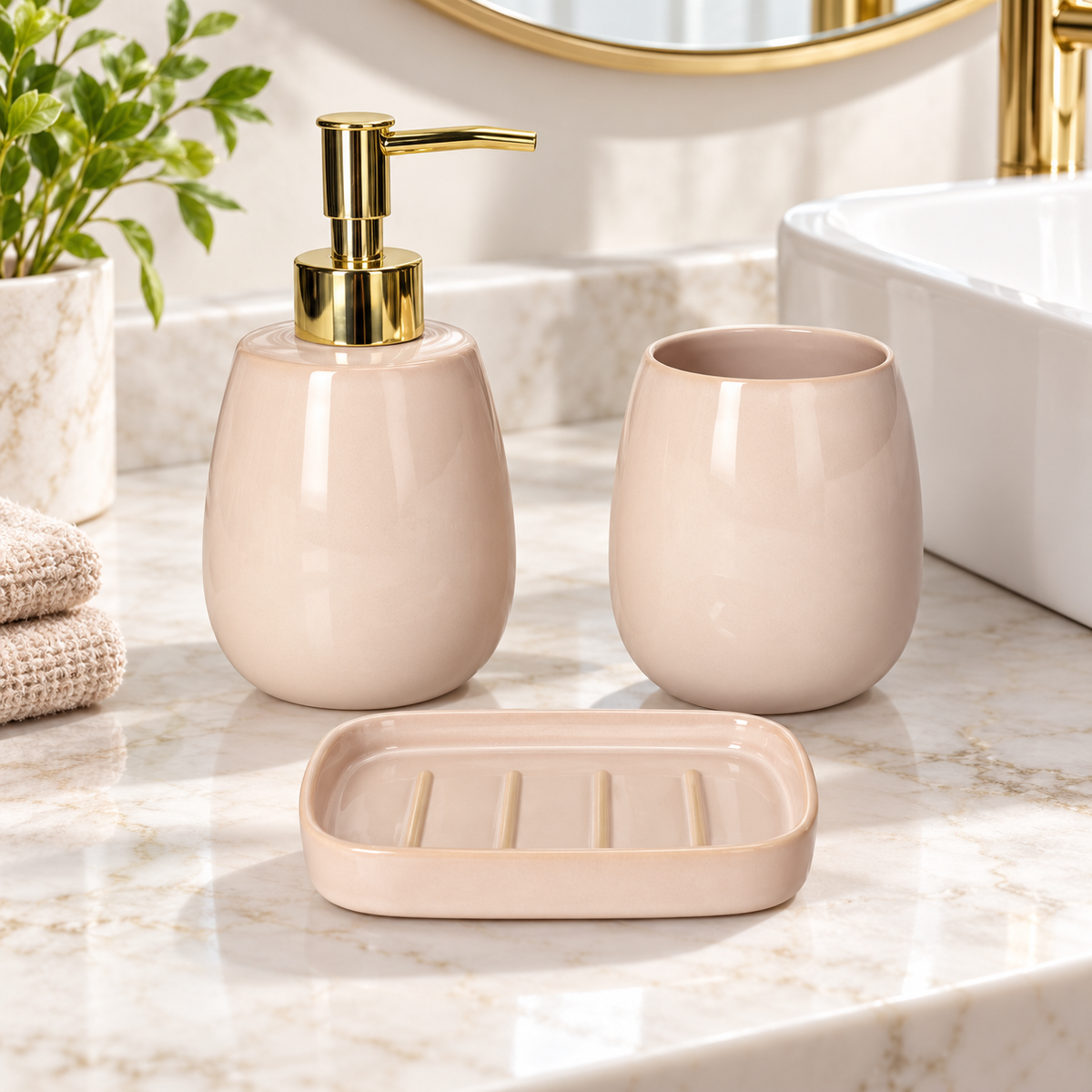 Danny Home 3 Piece Bathroom Accessory Set
