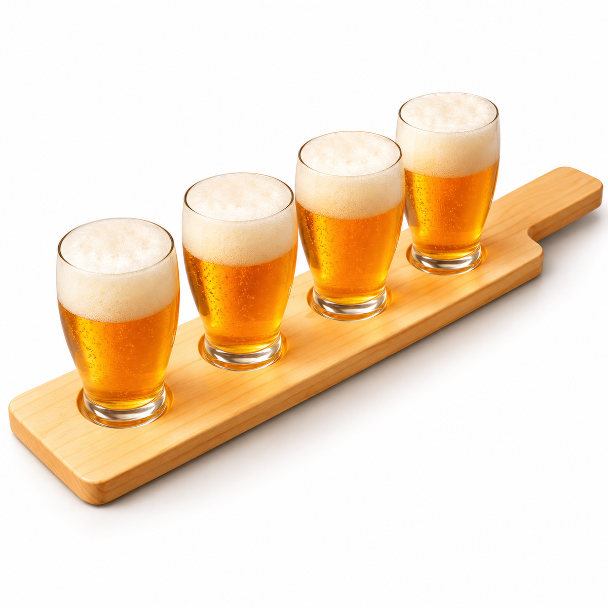 Danny Home 5 Piece Glass Set With Serving Board - 160 ml