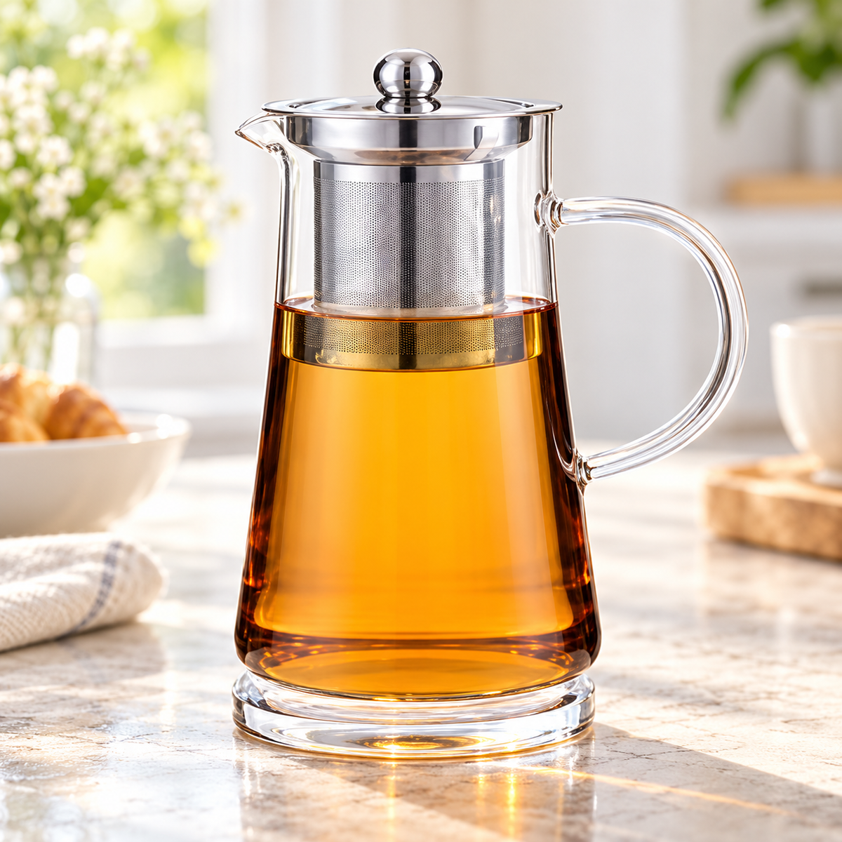 Danny Home Gold Tea Infuser Pot - 710 ml