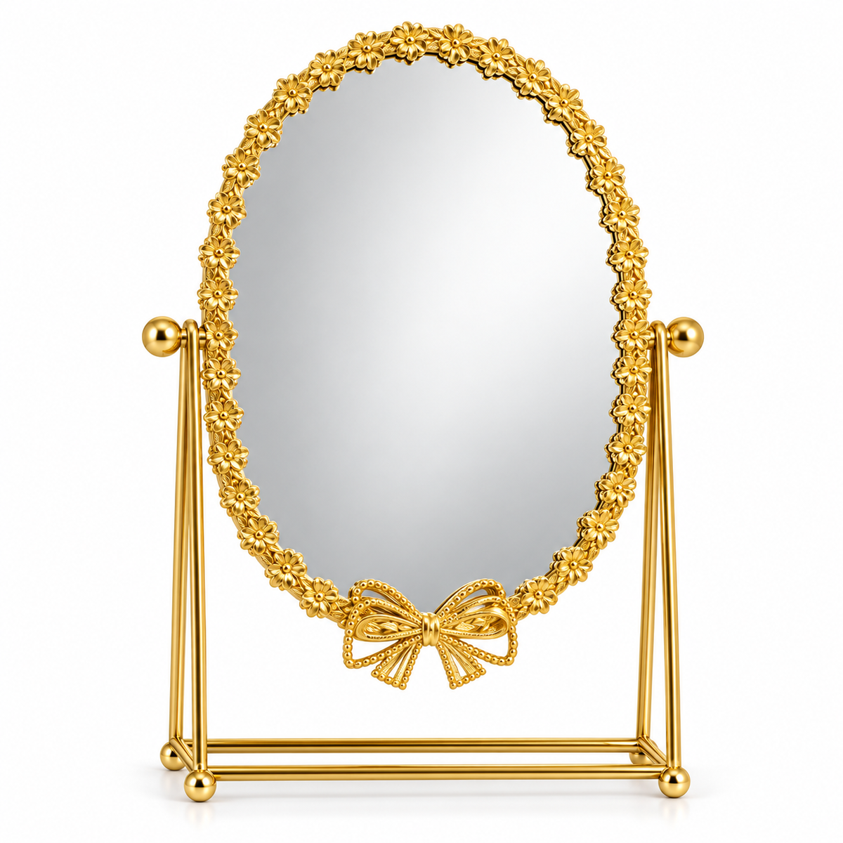 Floral Bow Mirror