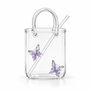 Glasslux Butterfly Handbag Cup - 400 ml