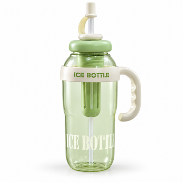 Ice Bottle with Straw
