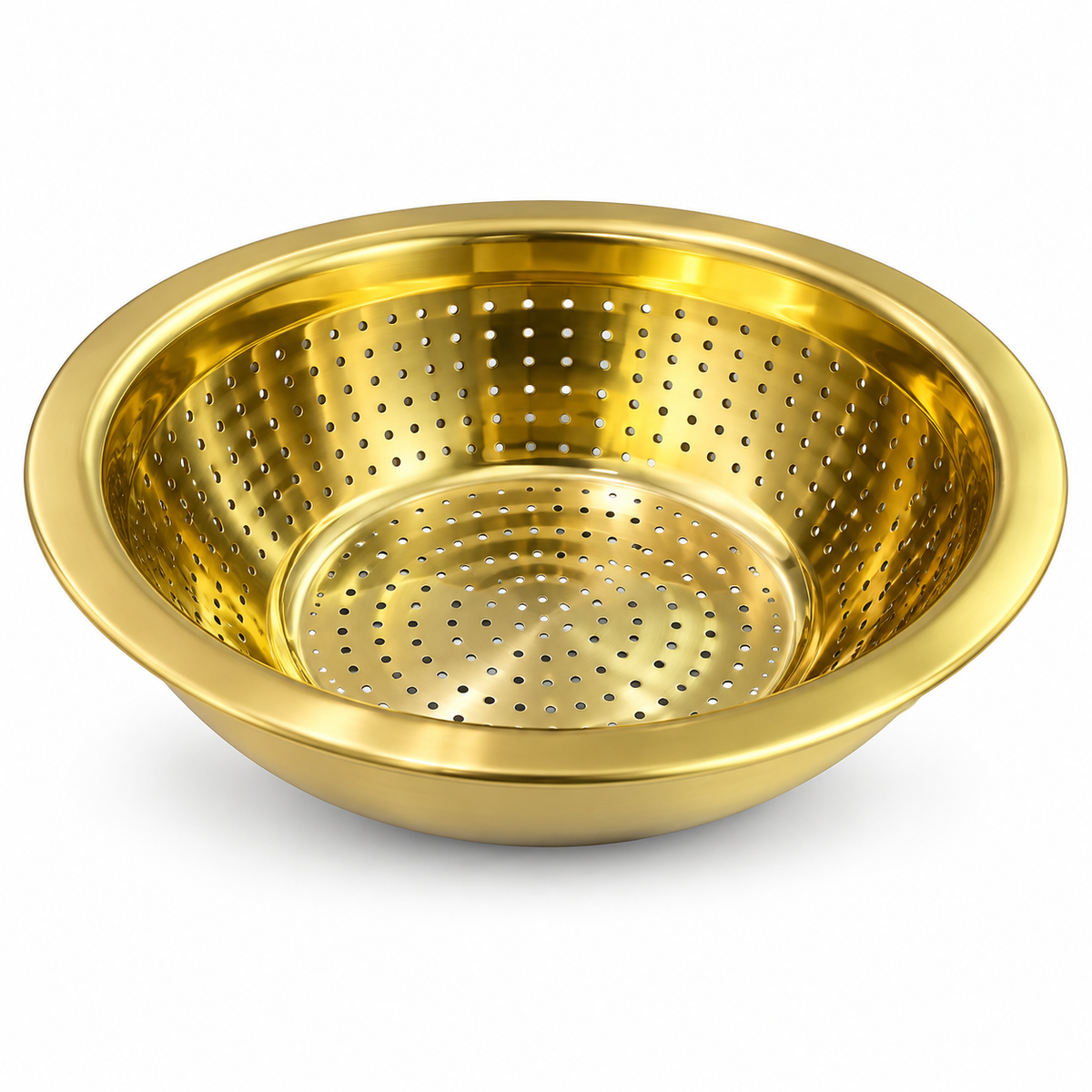 Danny Home Gold Colander Bowl - 30cm