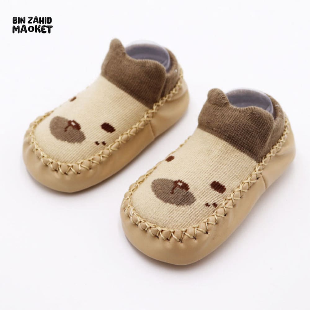 BABY ANTI SLIP FOOTWEAR Brown