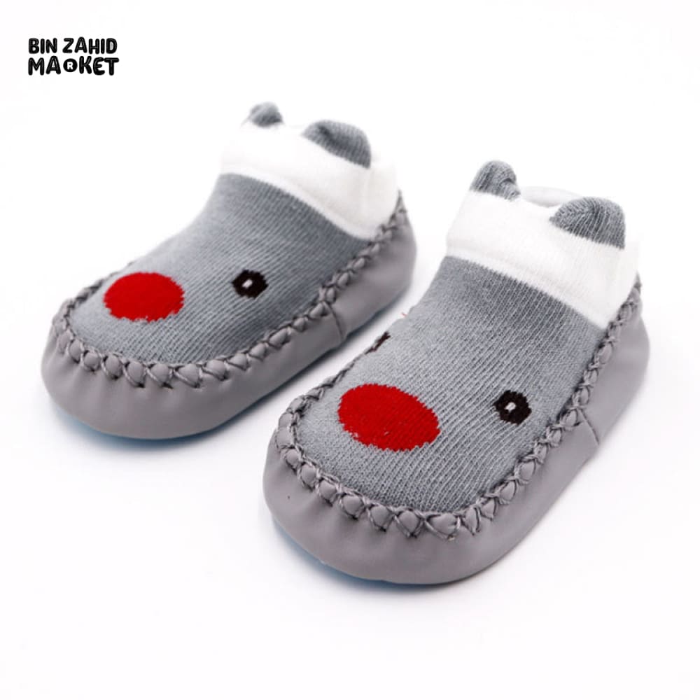 BABY ANTI SLIP FOOTWEAR Gray