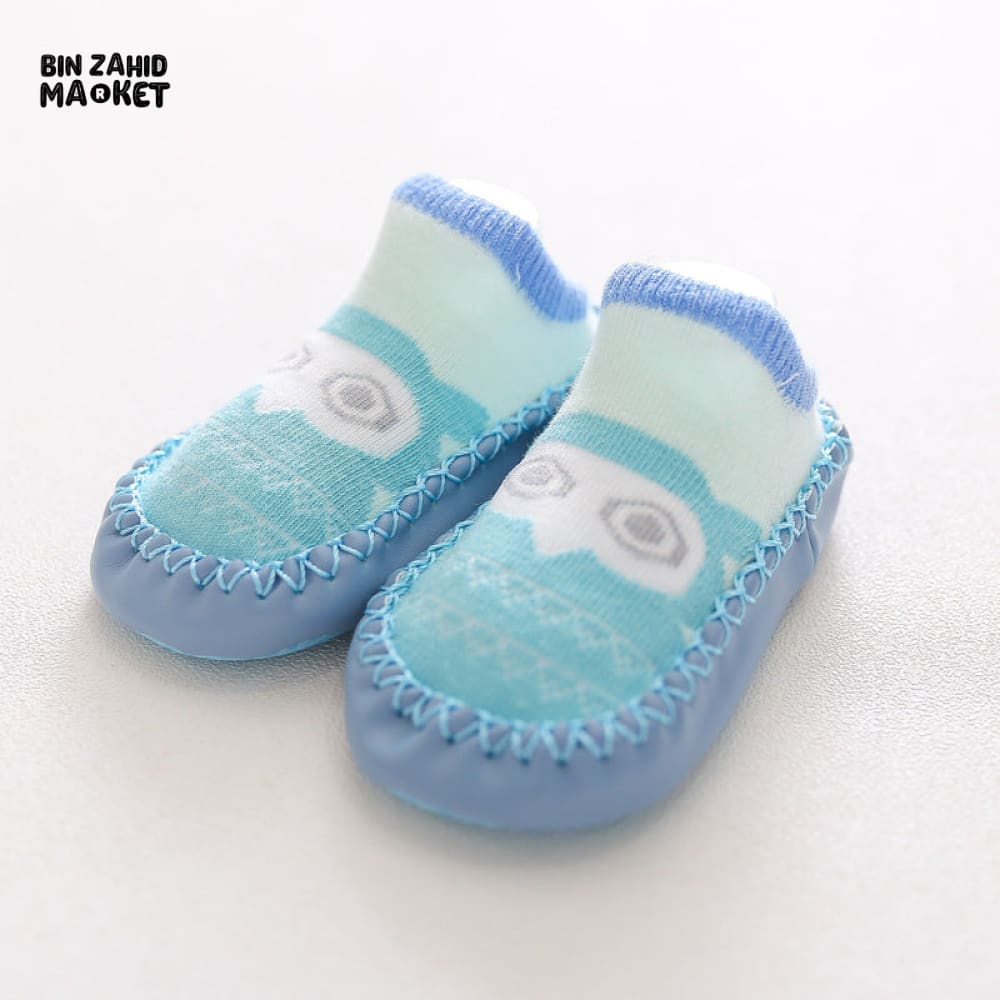 BABY ANTI SLIP SHOES Blue Owl