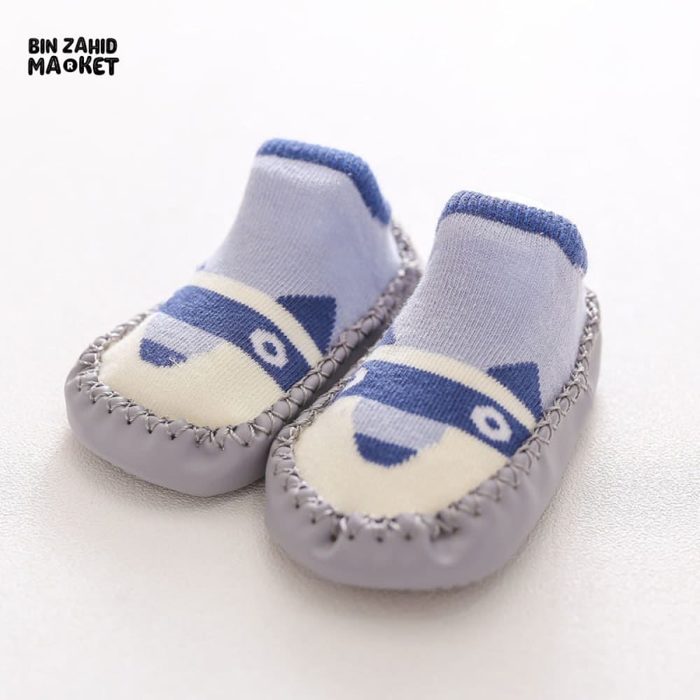BABY ANTI SLIP SHOES Blue Racoon