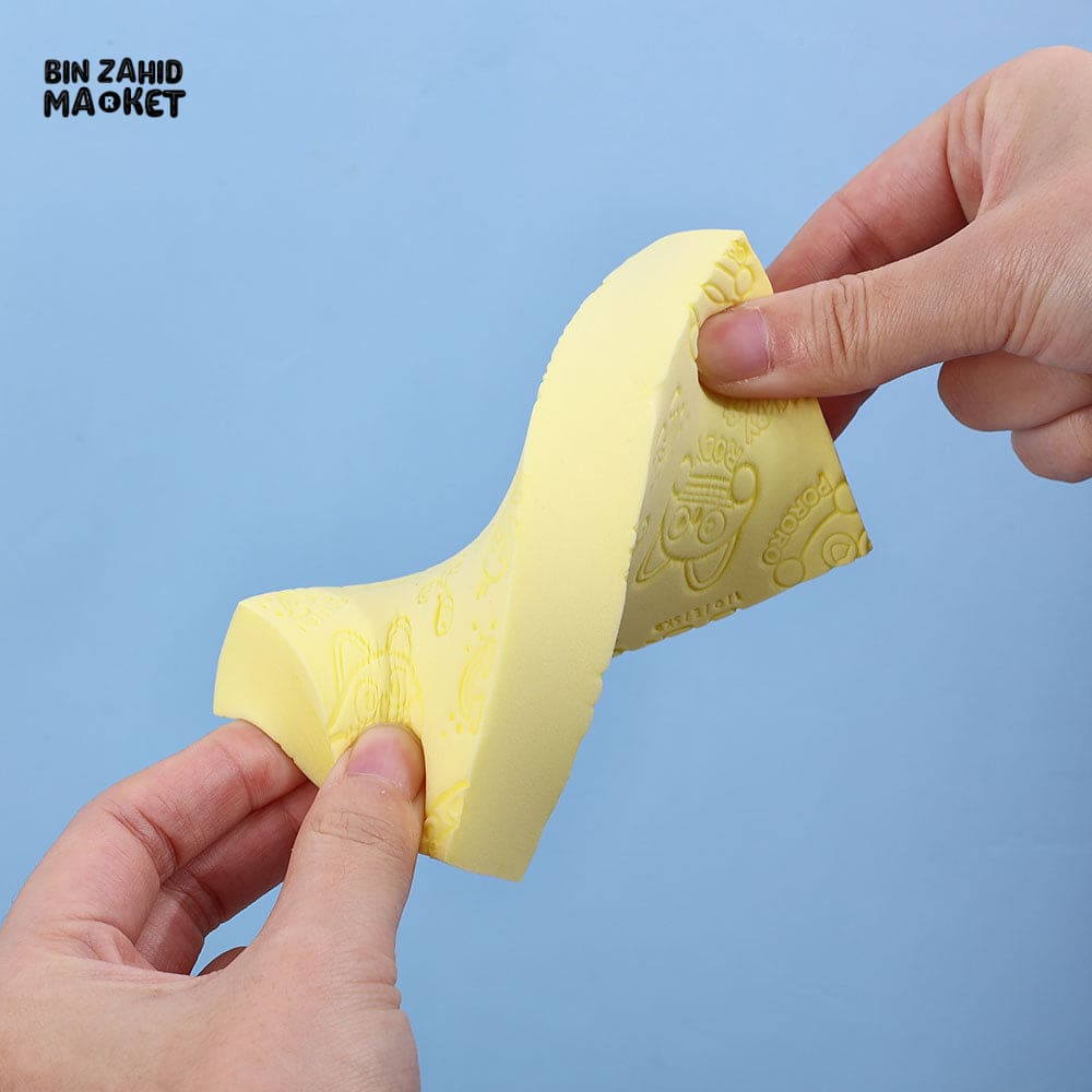 BABY BATH RUB BACK CLEANING SPONGE – GENTLE BODY WASH TOOL FOR KIDS & ADULTS