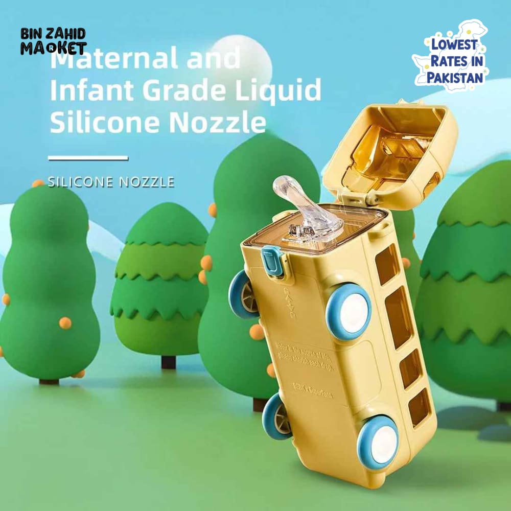 BABY BUS SILICONE SIPPY CUP