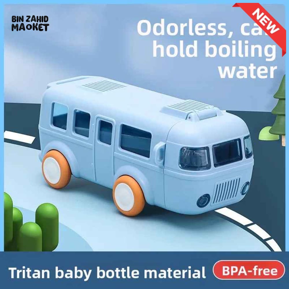 BABY BUS SILICONE SIPPY CUP