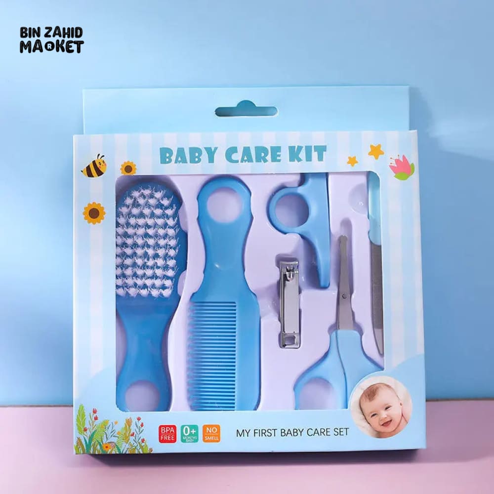 BABY CARE KIT Blue 6 Pieces Set