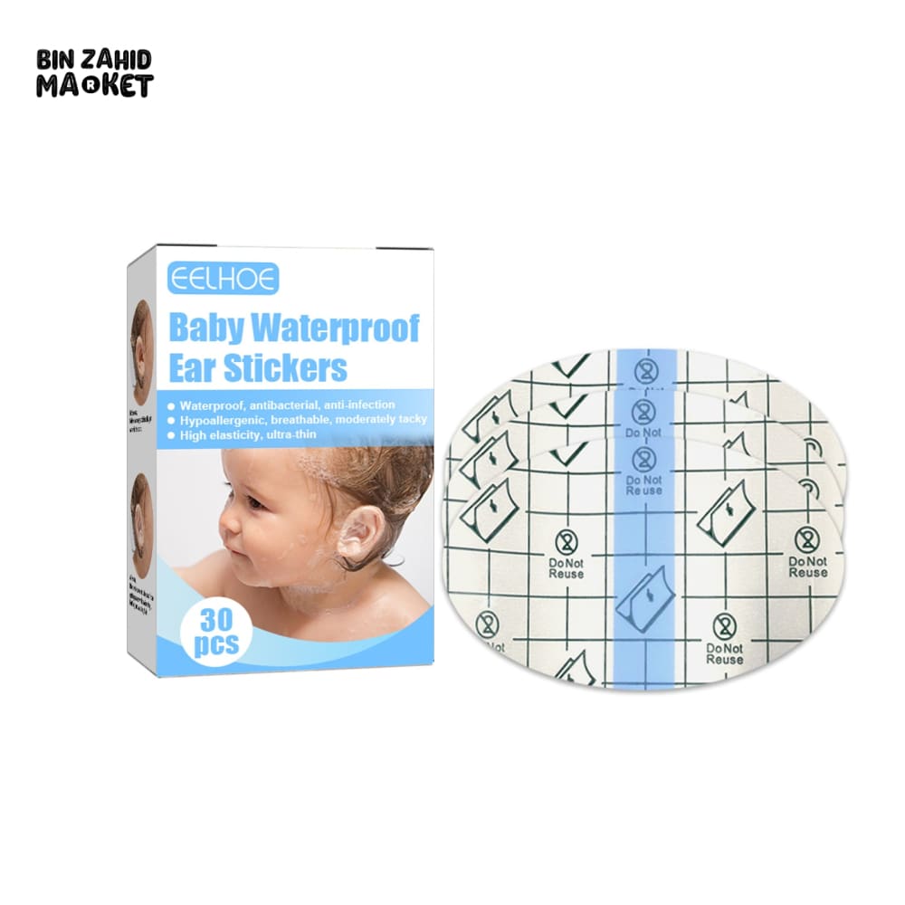 BABY & KIDS EAR PROTECTION – 30 PIECES WATERPROOF ADHESIVE PATCH SET