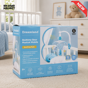 BABY MUSICAL CRIB MOBILE - BLUE