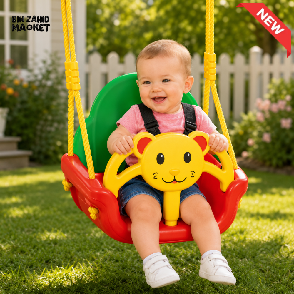 BABY SAFETY SWING SEAT WITH BACK SUPPORT - SW-1424
