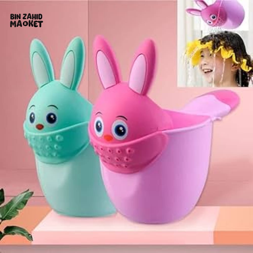 BABY SHOWER RINSING MUG - GREEN RABBIT